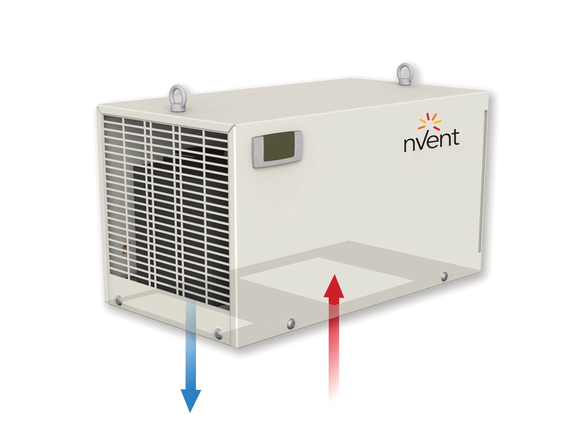 NVENT HOFFMAN - Condizionatore da tetto, 410 W, 230 V, 260x259x481 Acciaio inox, CE