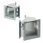 NVENT HOFFMAN - Gomito a 45 gradi con apertura interna, 2,50x2,50, grigio, acciaio