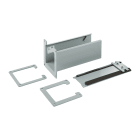 NVENT HOFFMAN - Raccordo telescopico con profilo incernierato a innesto, 6,00x6,00, grigio, acciaio