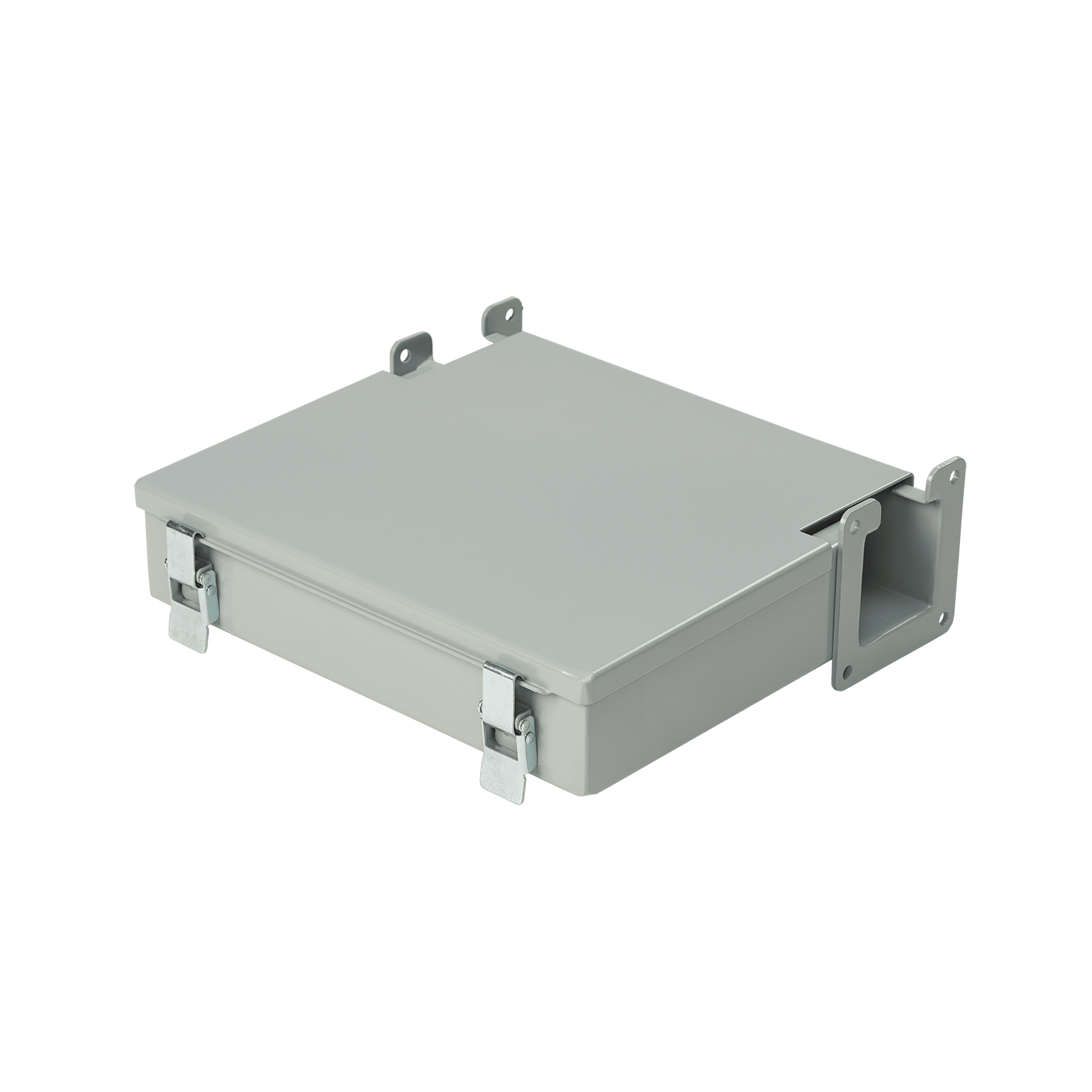 NVENT HOFFMAN - Scatola di derivazione con profilo incernierato a innesto, 6,00x6,00, grigio, acciaio