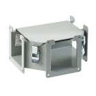 NVENT HOFFMAN - Raccordo a T con profilo incernierato a innesto e apertura superiore, 6,00x6,00, grigio, acciaio