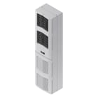 NVENT HOFFMAN - SpectraCool Slim Fit per interni S10, 1500 W 115 V C, grigio chiaro, acciaio
