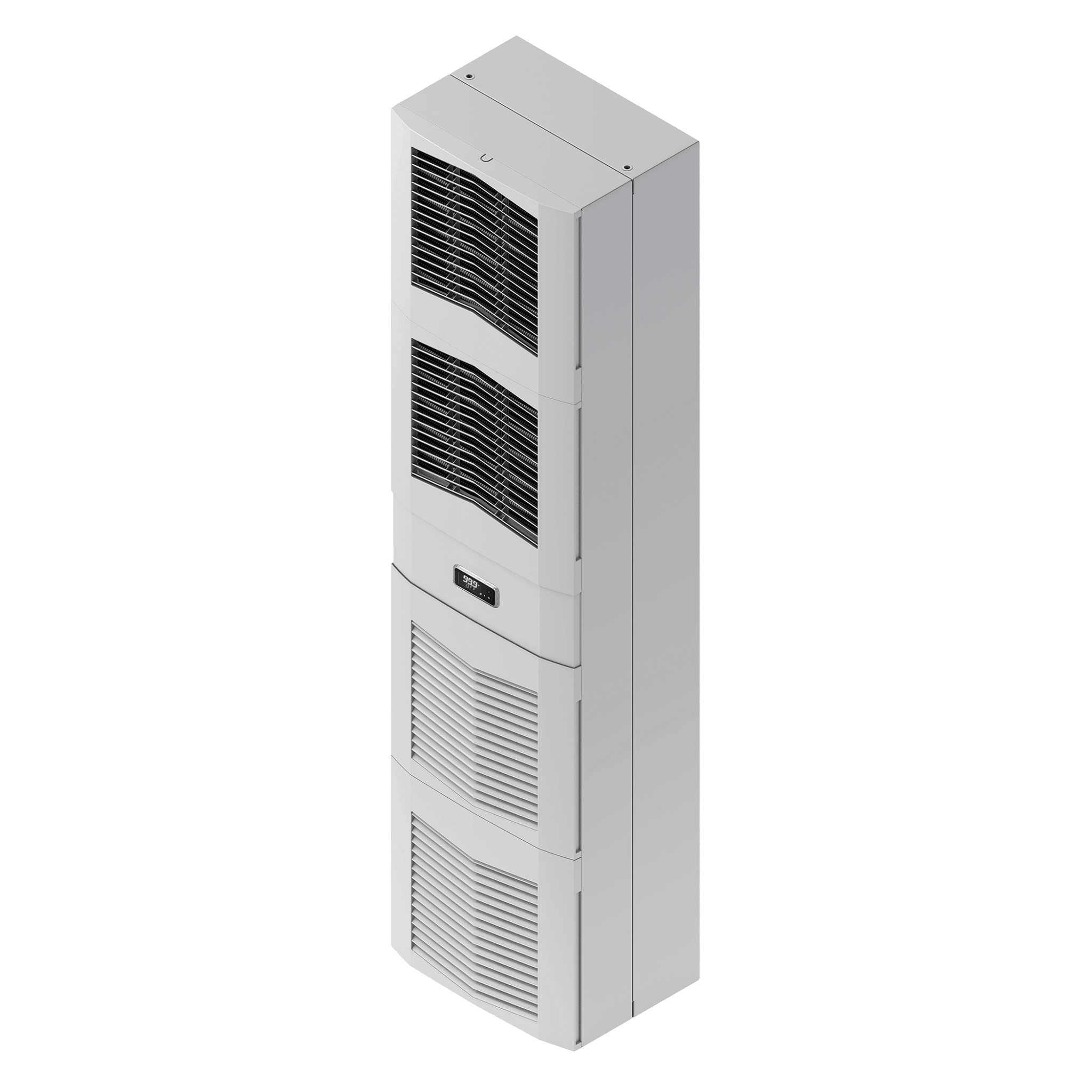 NVENT HOFFMAN - SpectraCool Slim Fit per interni S10, 1500 W 230 V C, grigio chiaro, acciaio
