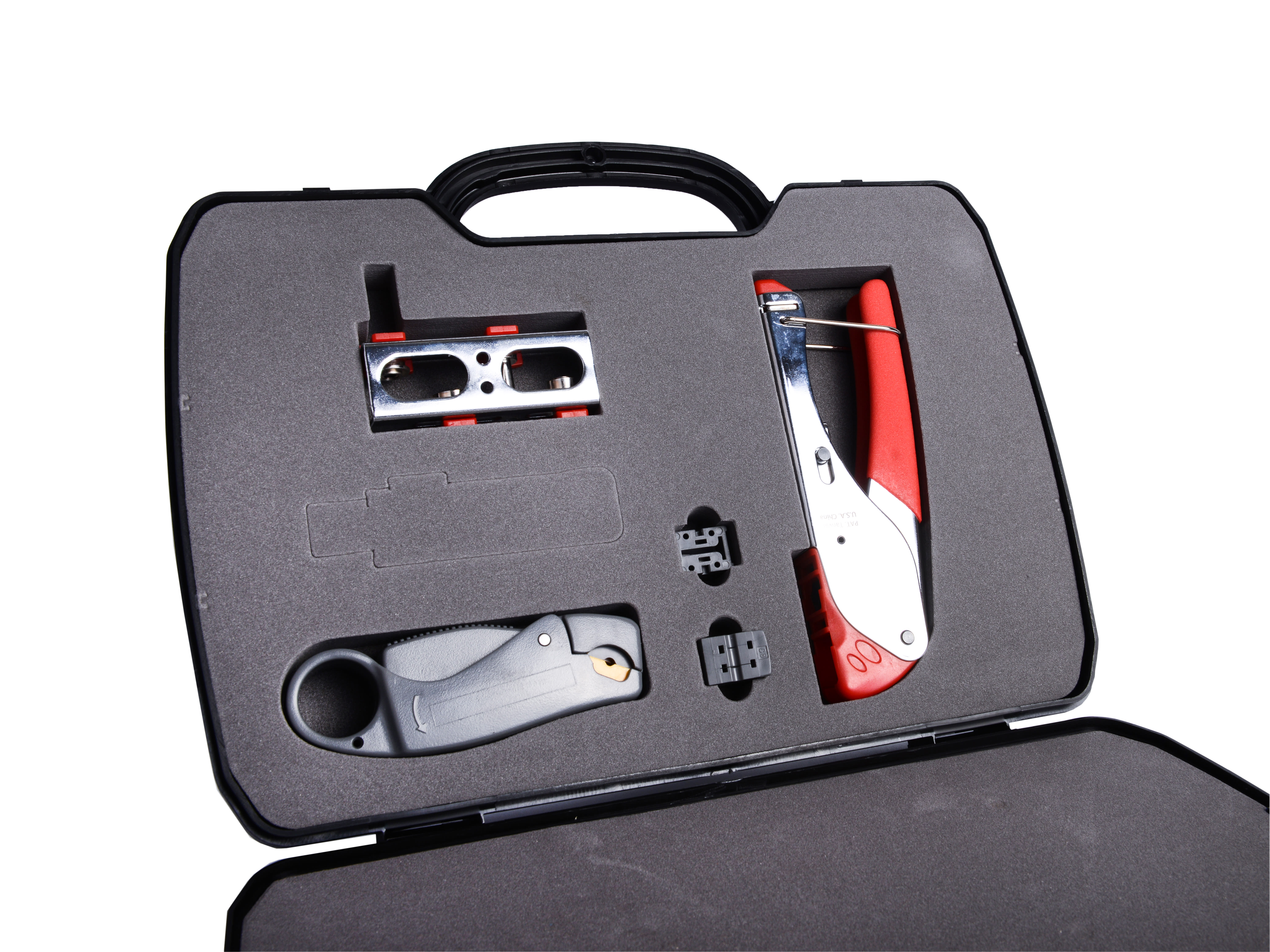 MICRO TEK - KIT COMPRESSION PINZA + 2 SPELLACAVI