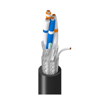 ELPACK - CAVO INDUS. RS485 1CP 22AWG SCHERM PVC E 3105A.00305