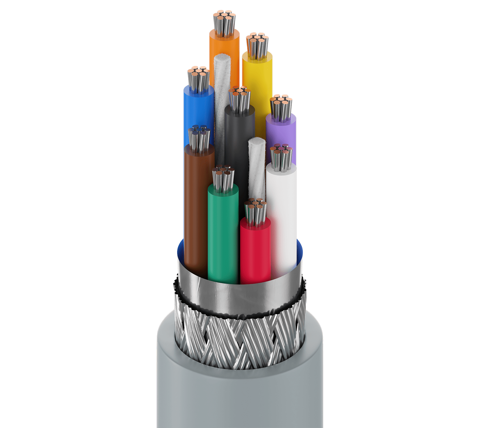 ELPACK - CAVO RS232/422 4 COPPIEAWG24 SCHERM PVC 8104.00305