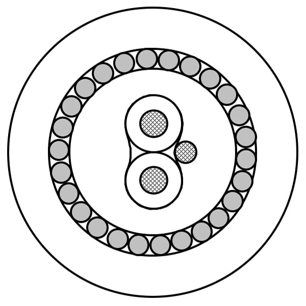 ELPACK - CAVO 1COPPIA 16 AWG SCHERM LSZH ECA ARMA 8719LS.001500