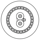 ELPACK - CAVO 1TPA 16 AWG SCHERM FOGLIO CCA ARMAT 8719LWS