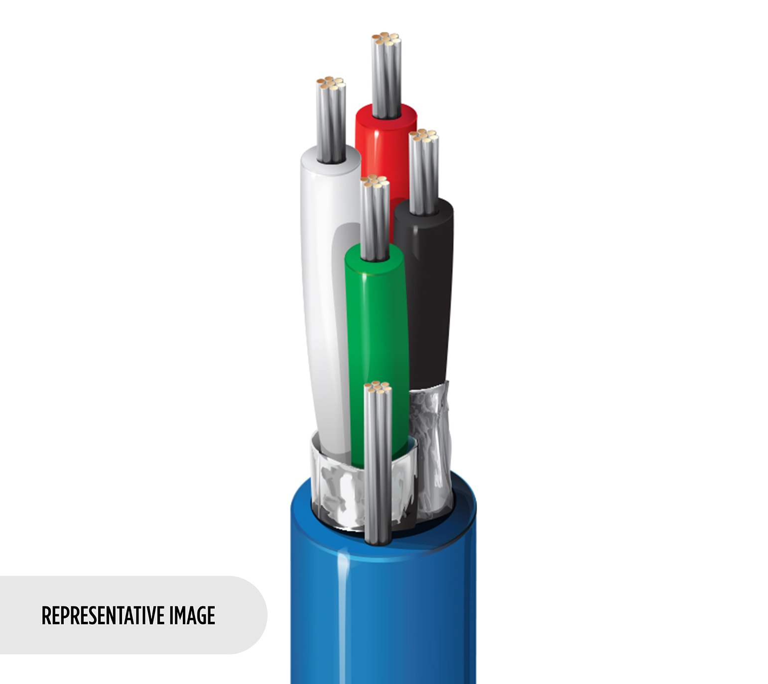 ELPACK - CAVO COMPUTER 2 CP SCHERM/COPPIA 22AWG C 8723LW.00500