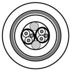 ELPACK - CAV RS232/422 2CP SCH/COPPIA 24AWG LSZH 9729LS.00500