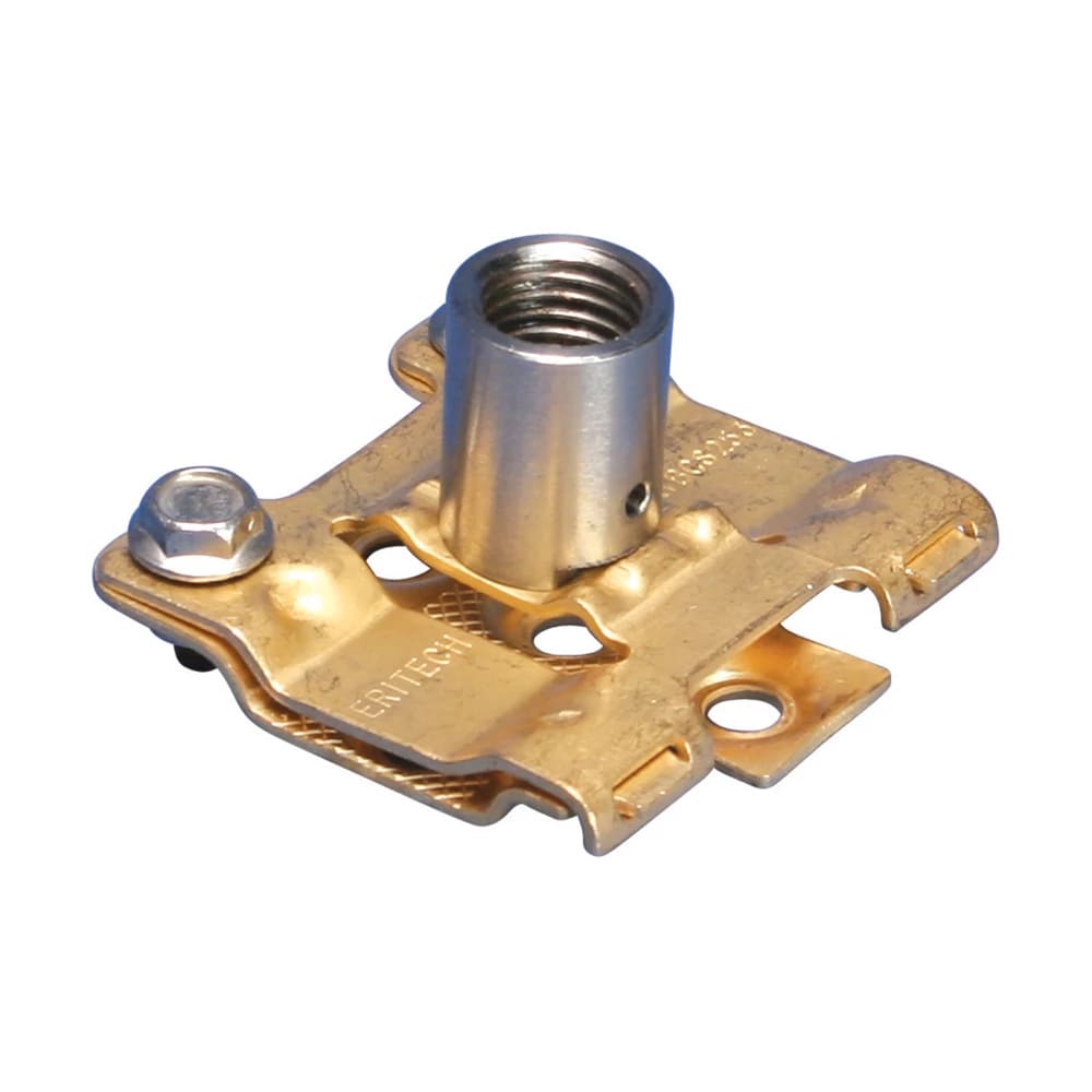 NVENT ERICO - Base terminali aerei punzonata filettatura metrica rame tape 25x3mm.