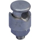 NVENT ERICO - Connettore barra di messa a terra, conduttore tondo solido M10 Thread GROUNDING BUSBAR CONN, SOL ROUND COND, M10 BCR8T