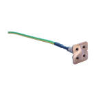 NVENT ERICO - Ponte di messa a terra B161, 4 perni, cavo isolato, diritto, 50 mm² a trefoli, 1.000 mm - EARTHBRIDGE B161, 4ST, INSCAB, STR, 50M, 1,00.