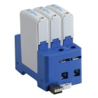 NVENT ERICO - Protezione sovratensioni guida DIN Classe I+II 25 kA, 240/415 VAC Un, TN-C TYPE 1,25 KA,30 R.