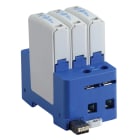NVENT ERICO - Protezione sovratensioni guida DIN Classe I+II 25 kA, 240/415 VAC Un, TN-C TYPE 1,25 KA,30 R.