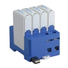 NVENT ERICO - Protezione sovratensioni guida DIN Classe I+II 25 kA, 240/415 VAC Un, TN-S, TT TYPE 1,25 KA,3 1 R.