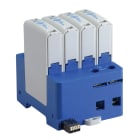 NVENT ERICO - Protezione sovratensioni guida DIN Classe I+II 25 kA, 240/415 VAC Un, TN-S TYPE 1,25 KA,40 R.