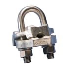 NVENT ERICO - Morsetto per picchetto di terra, bullone a U stagnato, 1 conduttore, 2/0 Sol.-250 kcmil A tref., 70 mm²-120 mm² A tref. UL GR ROD CL U-BOLT TIN.