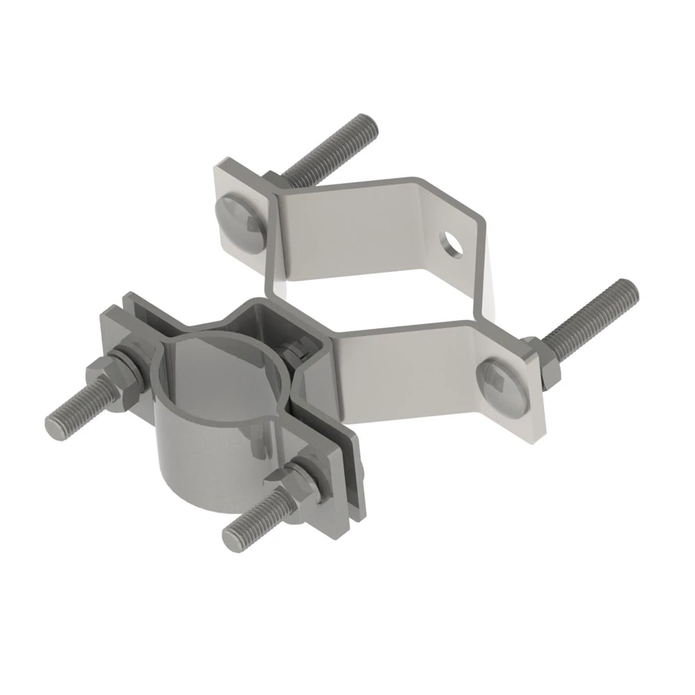 NVENT ERICO - Staffa per palo a tubo da 40-50 mm e da 70-80 mm FIXTURE, MAST, TO PIPE 70-80MM.