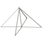 NVENT ERICO - Supporto per palo ISOnV, 2.860 mm x 1.450 mm x 2.005 mm, STAND, MAST, 4-LEG, 2.5 METERS.