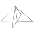 NVENT ERICO - Supporto per palo ISOnV, 2.860 mm x 1.450 mm x 2.005 mm, STAND, MAST, 4-LEG, 2.5 METERS.