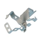 NVENT CADDY - H-MSM Clip per tubo a flangia, montaggio laterale, Acciaio Armonico, 18-30 mm OD, 21-28 mm Flangia, 812M1318SM, 21-28mm Flangia.