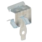 NVENT CADDY - Clip per flangia da fissare a martello, montaggio laterale, Acciaio Armonico, nVent Armour, 21-28mm Flangia 4H1318, CLIP 21-28MM FLANGE.
