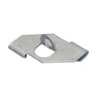NVENT CADDY - 4G24H Clip torsione foro 90°, ARMOUR Grigio, 5.8mm Foro, 1.5mm Max Flangia, 24mm Telaio, 6.4mm H.