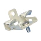 NVENT CADDY - Clip per fissaggio rapido con martello, montaggio inferiore e accessori per armadi, per tubi da 14-20 mm e viti da 11 mm.