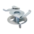 NVENT CADDY - 4G16 clip a torsione con dado ad alette, acciaio, nVent Armour, grigio, 16 mm vite TW C.WING N.GRAY,1.5MM F,24MMT-G,16.