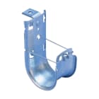 NVENT CADDY - Supporto per cavi CAT HP J-HOOK con staffa angolare, diametro 25mm e foro 6.3mm.