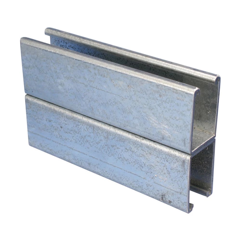 NVENT CADDY - Profilo strutturale tipo DD, asolato, 124 mm x 41 mm x 2,5 mm, 6 metri.
