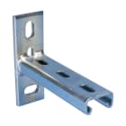 NVENT CADDY - Strut a sbalzo profondo tipo C, asolato, con accessori ZF, dimensioni 450x41x21mm, con slot per armatura a C.