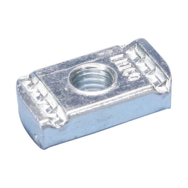 NVENT CADDY - Dado profilo per barra M8, acciaio zincato, senza molla, 6mm.