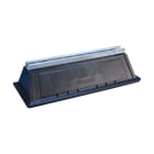 NVENT CADDY - Supporto fisso per profilo piramide ST sul tetto, dimensioni 406mm x 122mm.