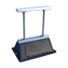 NVENT CADDY - Supp. regolabile in altezza per tetto a piramide ST, 254mm x 152-330mm, con struttura a piramide regolabile, 254mm x 152-330mm.