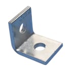 NVENT CADDY - Staffa angolare 2 fori, acciaio resistente, dimensioni 58mm x 42mm.