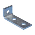 NVENT CADDY - Staffa angolare corta 3 fori in acciaio inossidabile S316, dimensioni 103 mm x 42 mm.