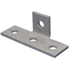 NVENT CADDY - Staffa angolare in linea con 3 fori, dimensioni 136x52 mm, offset angolare 1-3.