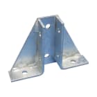 NVENT CADDY - Base per colonna aperta con rinforzo per profilo Strut tipo A, AA Strut, dimensioni 256 mm x 152 mm.