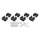 NVENT ERIFLEX - Flexbus Kit supporti trifase + neutro, 100mm x 175,5mm, disponibile in dimensioni 960, 1280 e 1810mm2, 3 poli.