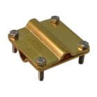 NVENT ERICO - Morsetto di messa a terra multifunzione ottone 8 mm a trefoli e 8 mm solido per un'efficace connessione elettrica. Clamp versatile in ottone per molteplici utilizzi.