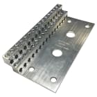 NVENT ERIFLEX - Barra collettrice CB 32x20 in alluminio stagnato con 32 connessioni.