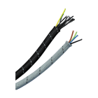 NVENT ERIFLEX - Guaina intrecciata in poliammide PDBS, grigio, diametro 5 mm, lunghezza 100 m POLIAMMIDE GRIGIA PDBS5G