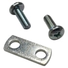 NVENT ERIFLEX - Kit morsetto terminale per serie di barre di messa a terra e neutro EBC133, completo di 10 clip e 20 viti.