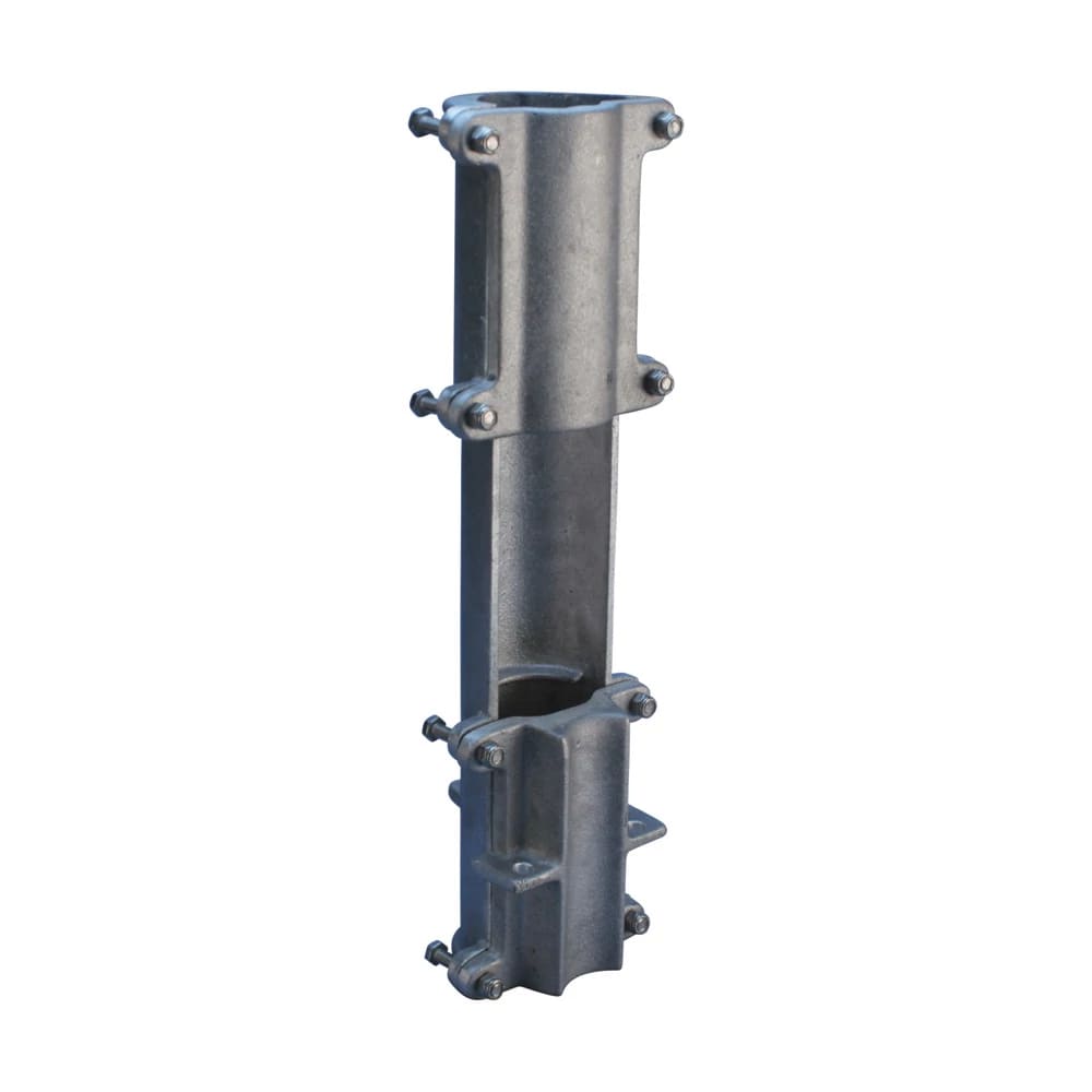 NVENT ERICO - Staffa di giunzione palo in alluminio, dimensioni 475 mm x 137 mm x 113 mm, adatta per MAST COUPLER.