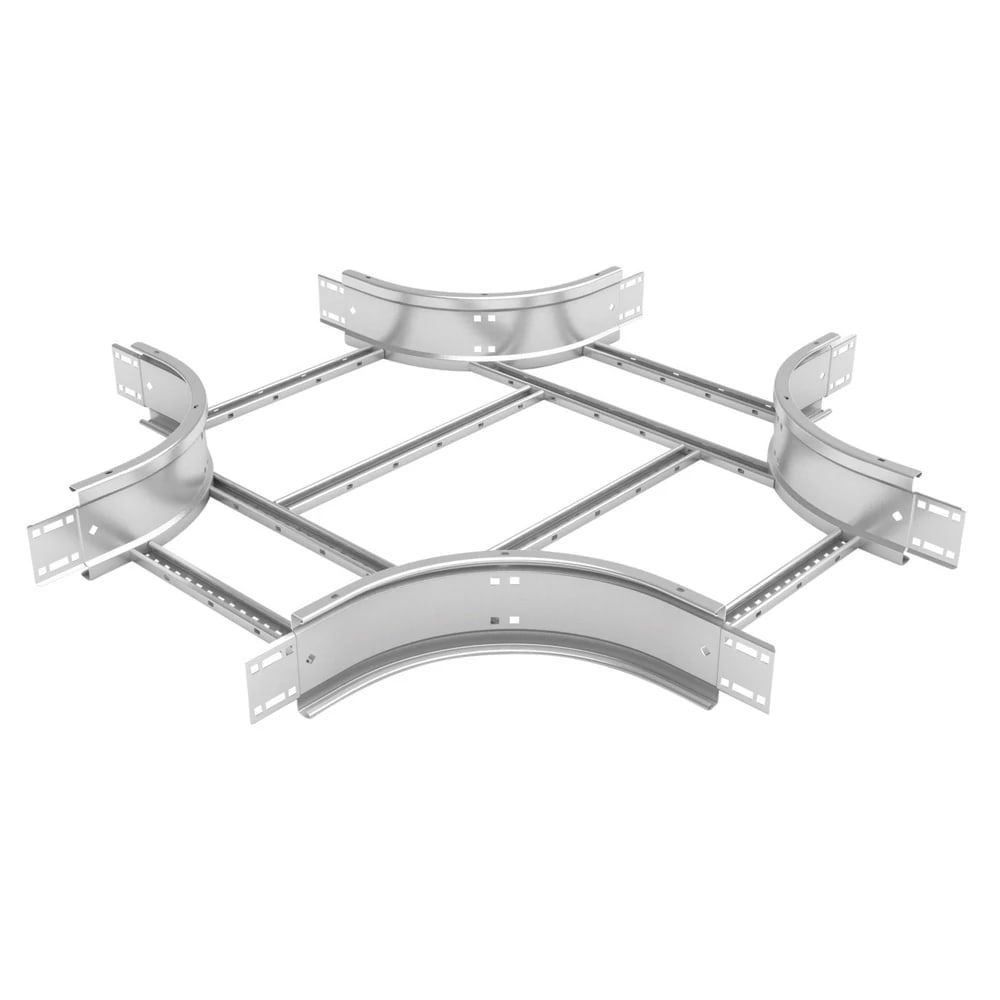 NVENT CADDY - Incrocio piano a 4 vie per passerella a scaletta per cavi Speedway, 600 mm CABLE LADDER, EQUAL CROSS 110X600MM, 300MM.