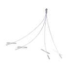 NVENT CADDY - Speedlink Quad-Tog Eyel Ext, 1.5mm, 250mm, Ancoretta a Quattro Bracci con Estensione ad Occhiello, Cavo 1.5mm, Lunghezza 250mm.