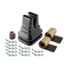 NVENT ERIFLEX - Pressacavi IP55 FleXbus con doppio ingresso, dimensioni 126x157x175mm, 2 conduttori da 220mm a 640mm.