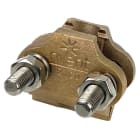 NVENT ERICO - Morsetto per picchetto di terra, bullone a U, GR ROD CL, 1 conduttore, #4 Solido-2/0 A trefoli, 16 mm²-70 mm² A trefoli, 5/8 1D,4 -BARE.